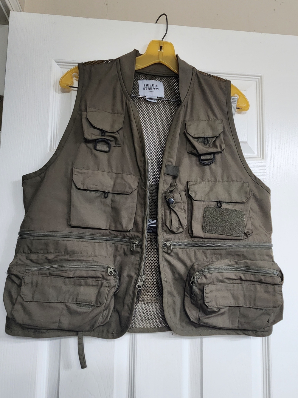 Field & Stream Olive Tactical Multi-Pocket Fishing Vest